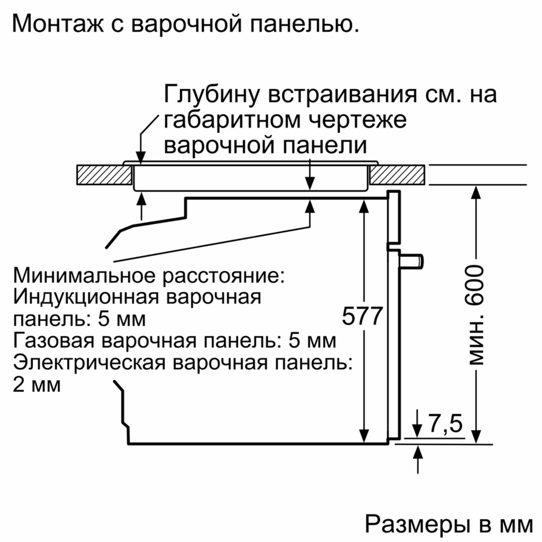 Электрический духовой шкаф bosch hbg6750b1